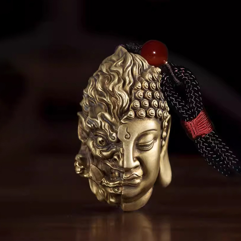 Buddha and Demon Thoughts Pendant