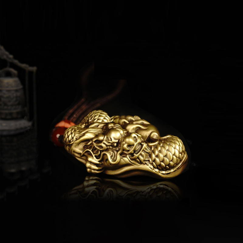 Dragon King Playing with Pearls