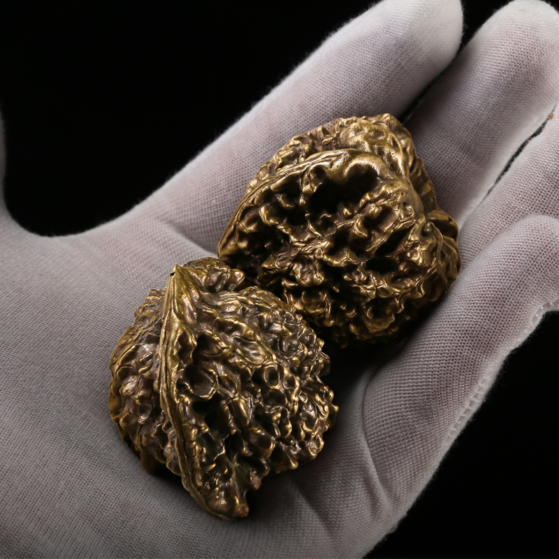 Two walnuts